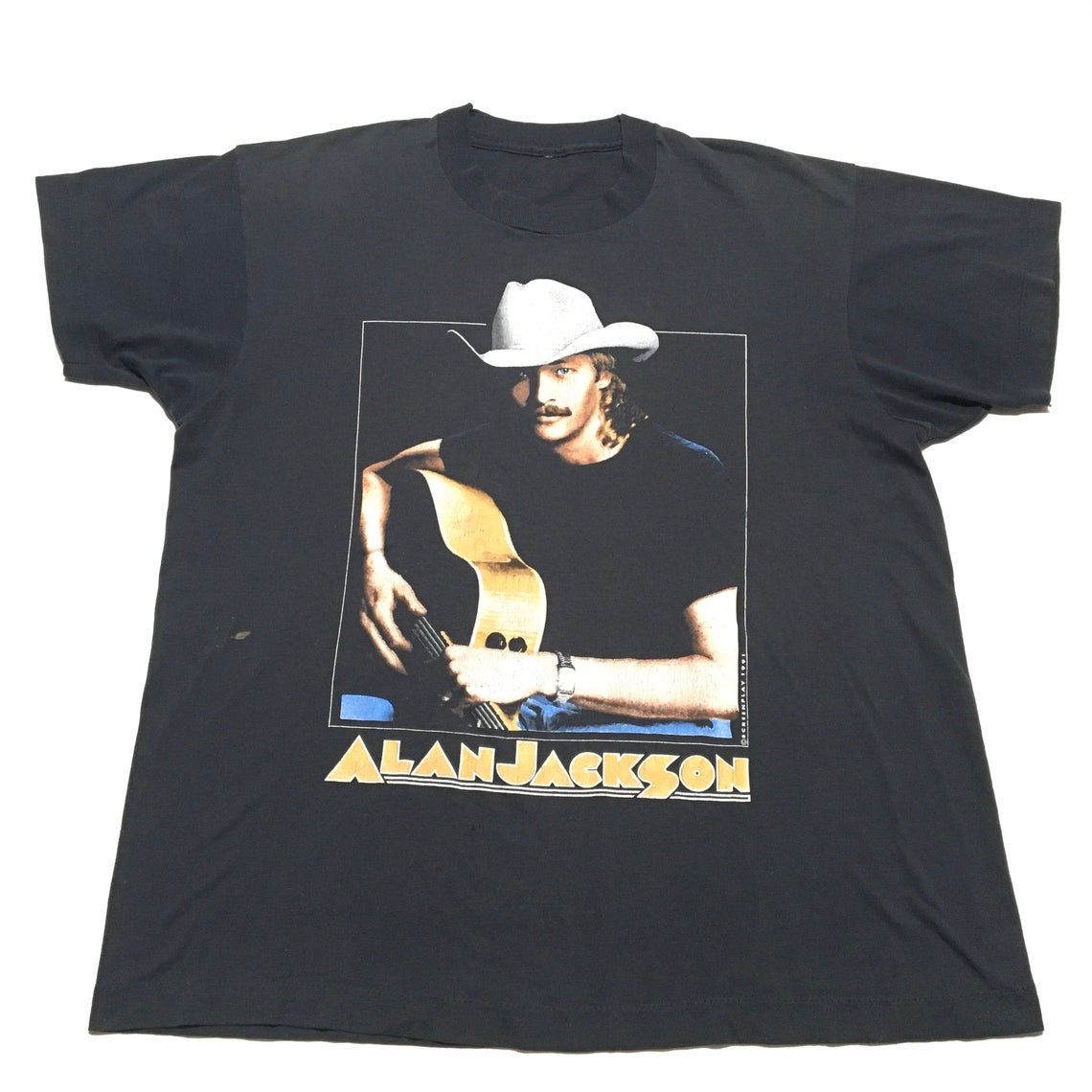 Vintage 90s Alan Jackson Don't Rock The Jukebox Country Music shirt