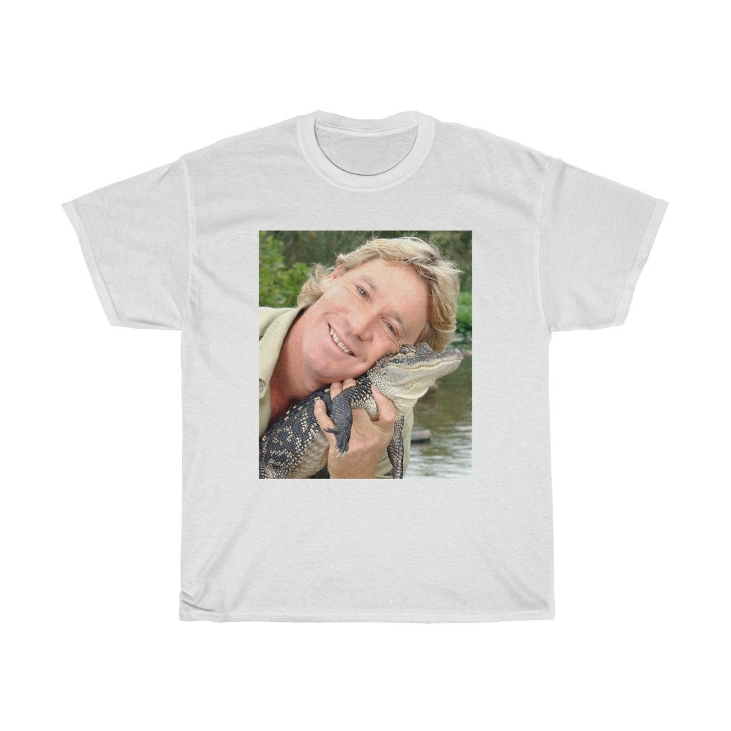Vintage 90S American Crocodile Hunster Steve Irwin Tv Show Tee 211119