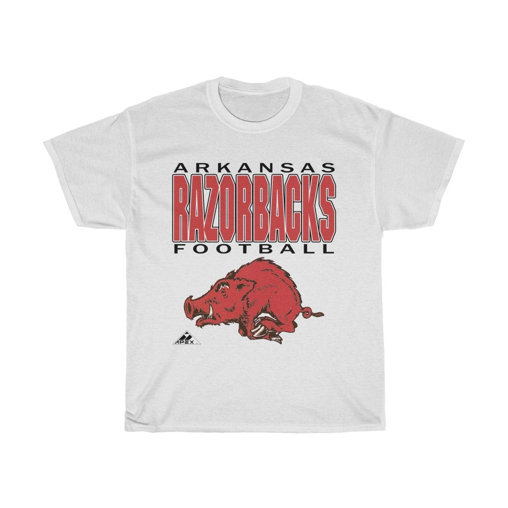 Vintage 90S Arkansas Razorbacks Unisex Heavy Cotton Tee 211116