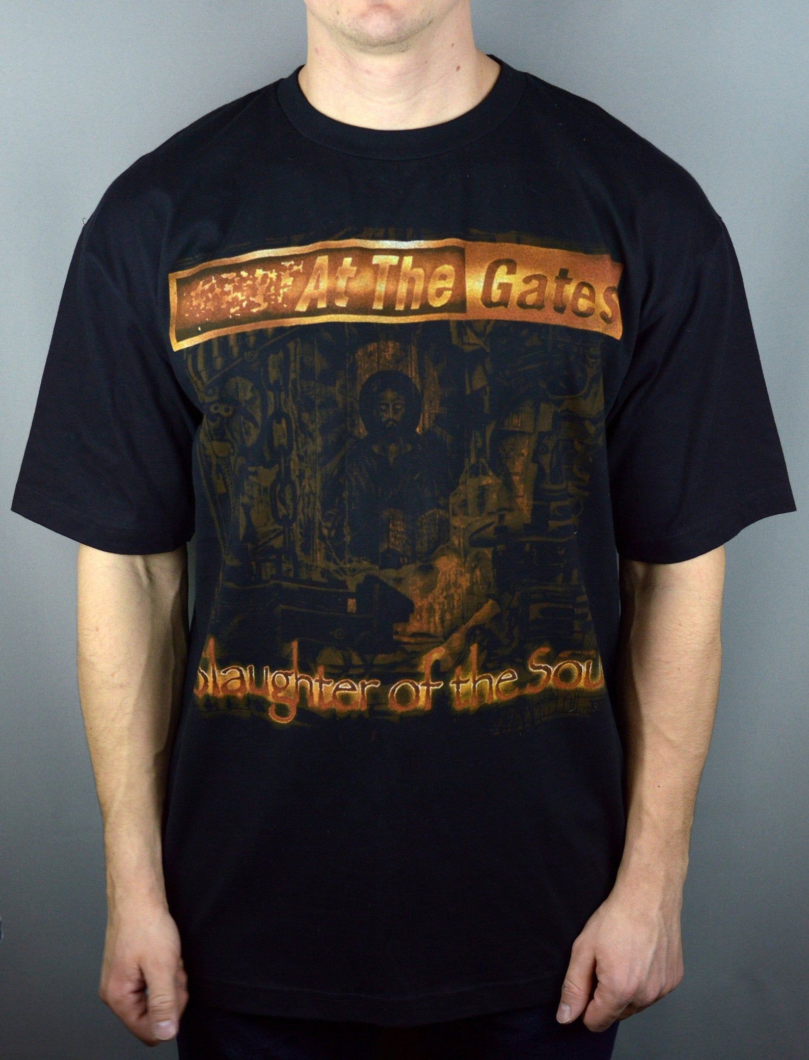 Vintage 90S At The Gates Slaughter Of The Soul T Shirt