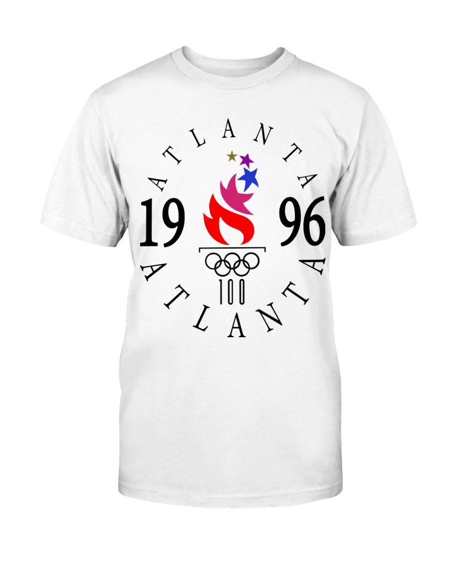 Vintage 90S Atl 1996 96 Atlanta Olympics Olympic Games T Shirt 211217