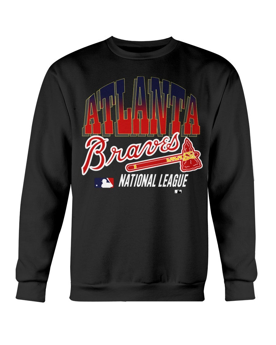 Vintage 90S Atlanta Braves Graphic Sweatshirt 211028