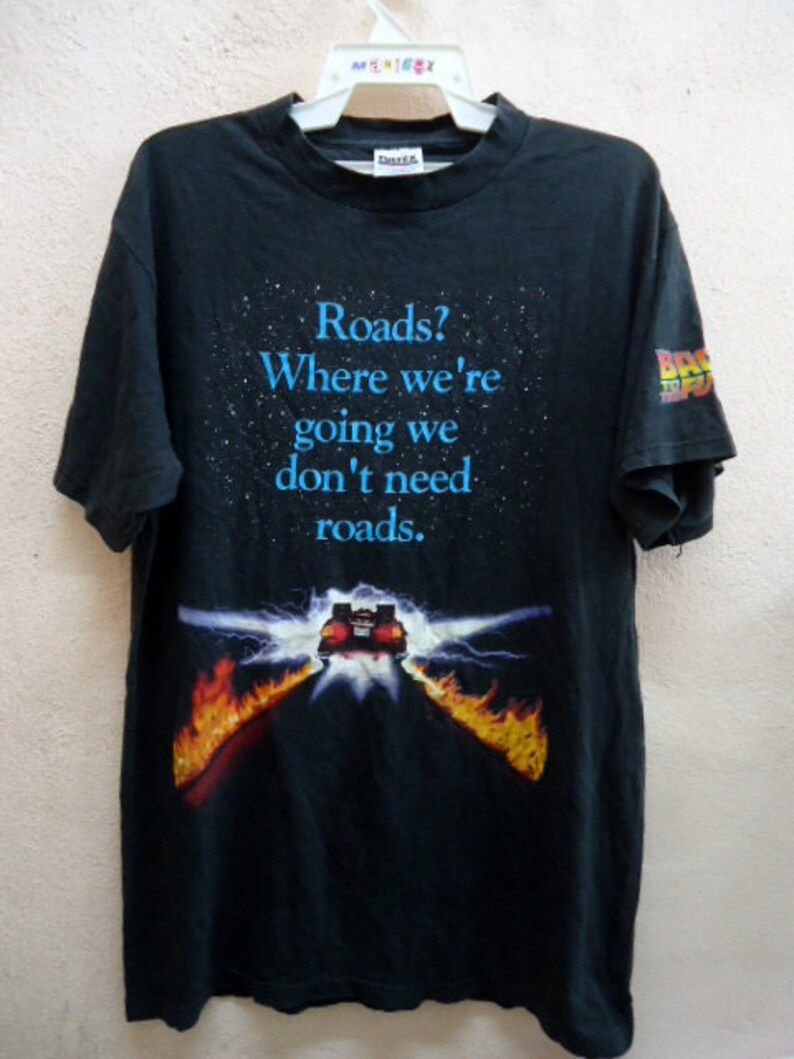 Vintage 90S Back To The Future Movie Tshirt