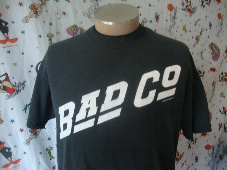 Vintage 90S Bad Company Band Tee 1992 1993 Concert Tour T Shirt