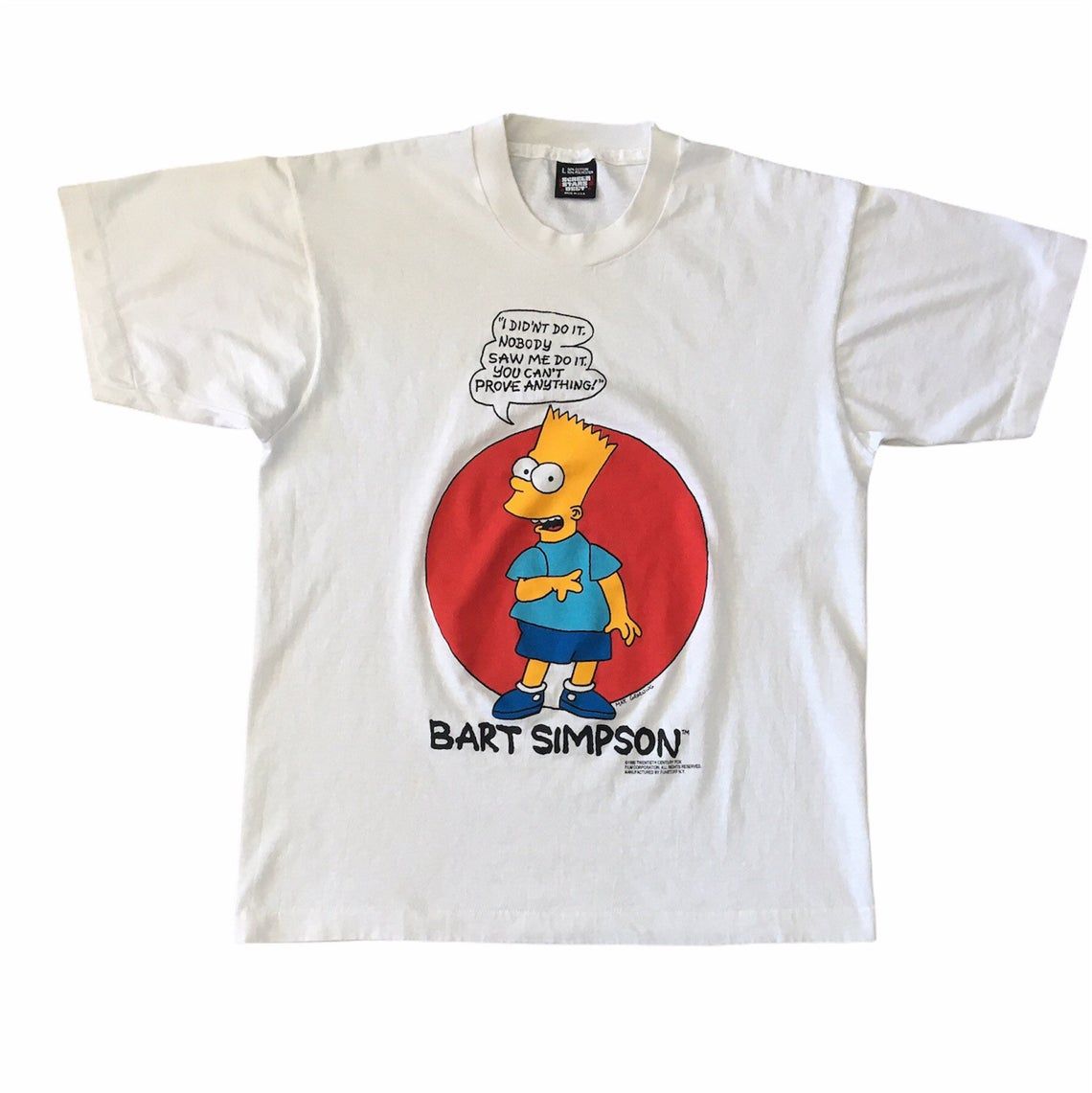 Vintage 90s Bart Simpson I Didn??t Do It Screen Stars shirt