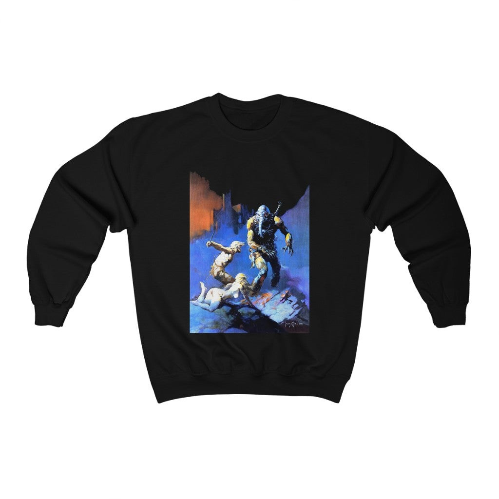 Vintage 90S Battlefield Earth 1982 Sci Fi Fantasy Novel By L Ron Hubbard Sweatshirt 211216