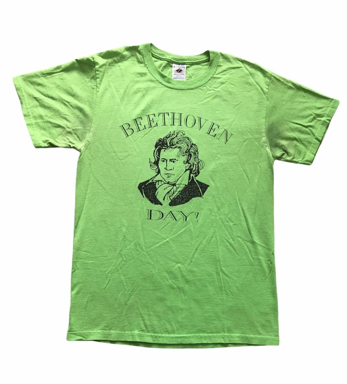 Vintage 90s Beethoven Day Lime shirt