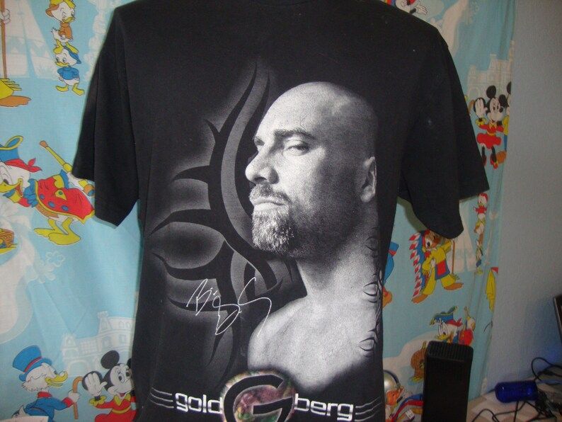 Vintage 90S Bill Goldberg Wcw Wrestling T Shirt