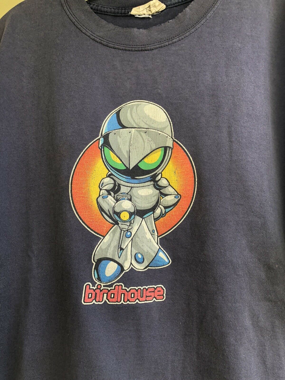 Vintage 90's Birdhouse Skateboards Robo Shirt