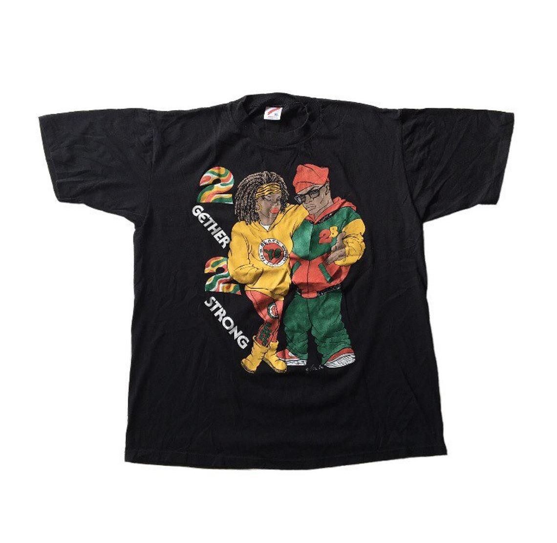 Vintage 90s Black Love Couple 2 Gether 2 Strong shirt vintage 90s black love couple 2 gether 2 strong shirt iw2yt
