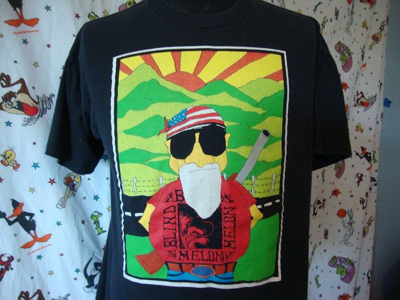 Vintage 90S Blind Melon 1993 Concert Tour Shannon Hoon T Shirt