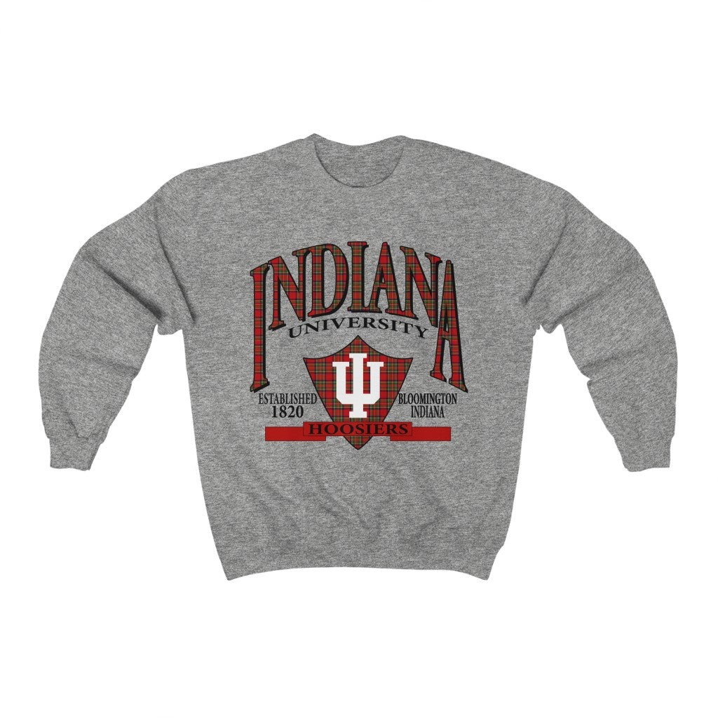 Vintage 90S Bloomington Indiana University Hoosiers Collegiate Sweatshirt 211207