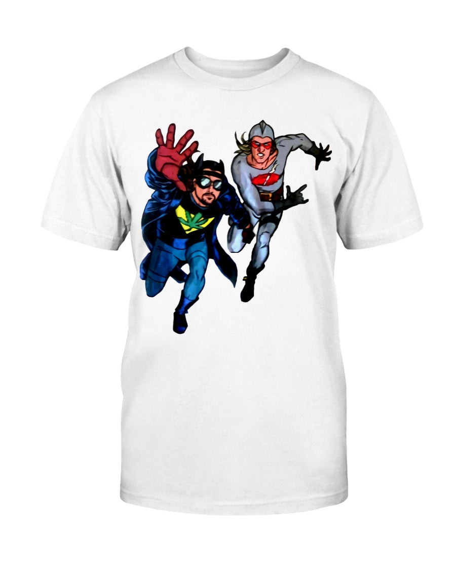 Vintage 90S Bluntman And Chronic Jay And Silent Bob View Askew 1999 Comic Book T Shirt 211006