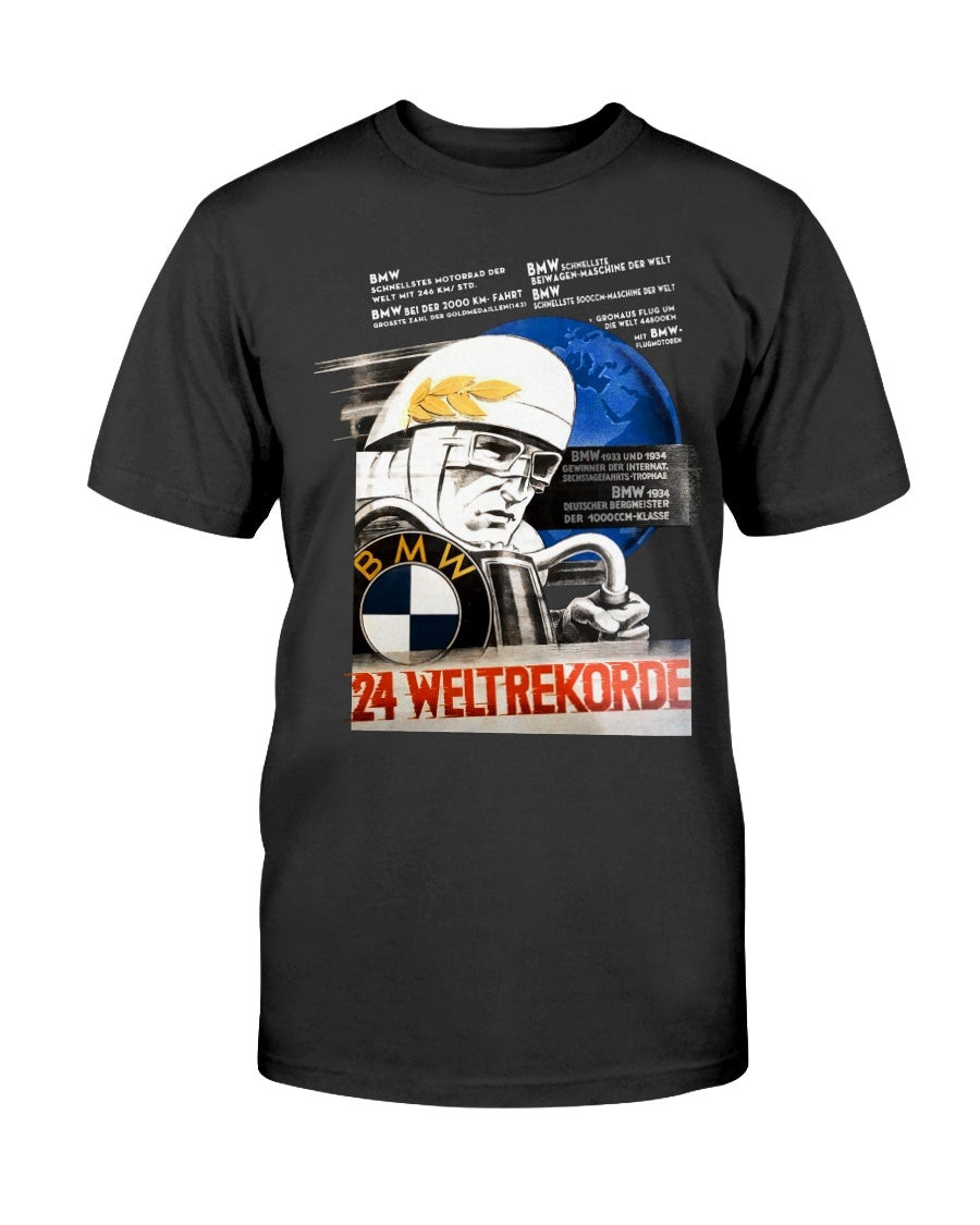 Vintage 90S Bmw Speed Racer Style Graphic T Shirt 211125