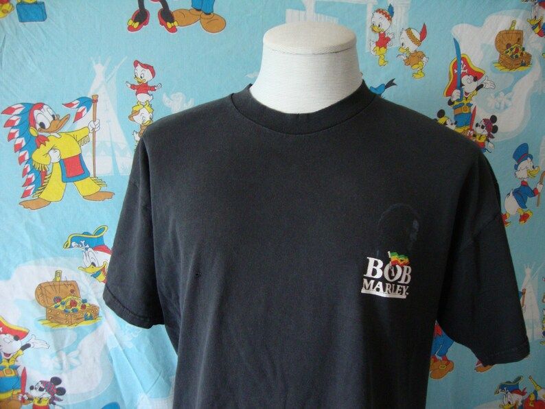 Vintage 90S Bob Marley The Whalers 1996 Reggae T Shirt Adult vintage 90s bob marley the whalers 1996 reggae t shirt adult n8jfu