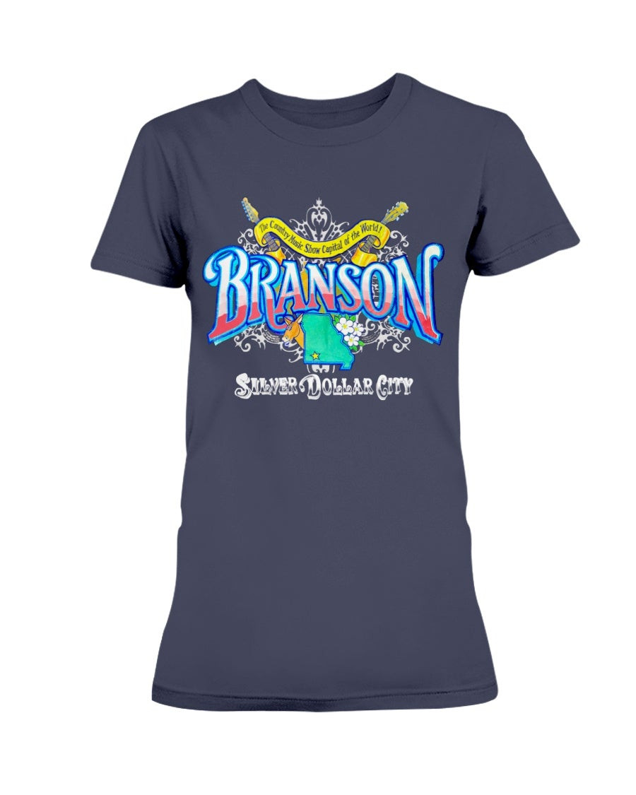 Vintage 90S Branson Missouri Silver Dollar City Country Music Ladies T Shirt 211223 vintage 90s branson missouri silver dollar city country music ladies t shirt 211223 0l8pm