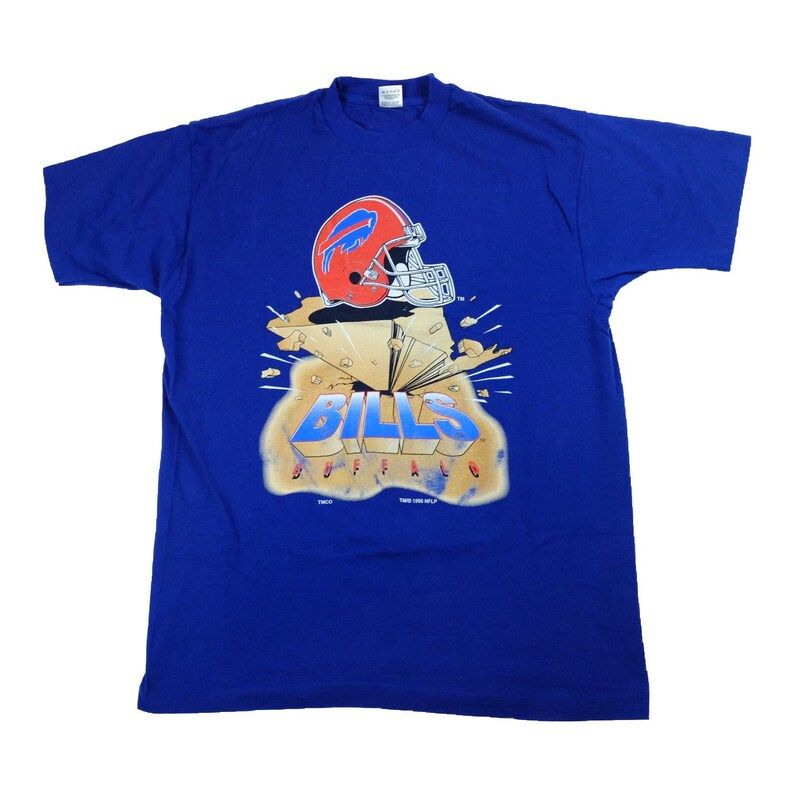 Vintage 90S Buffalo Bills Nfl Football Graphic Tee T Shirt