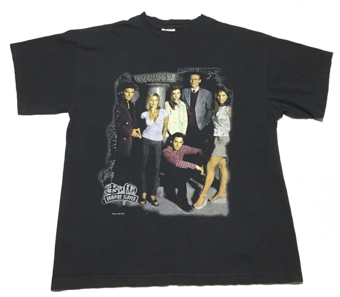 Vintage 90s Buffy The Vampire Slayer Horror TV Show shirt