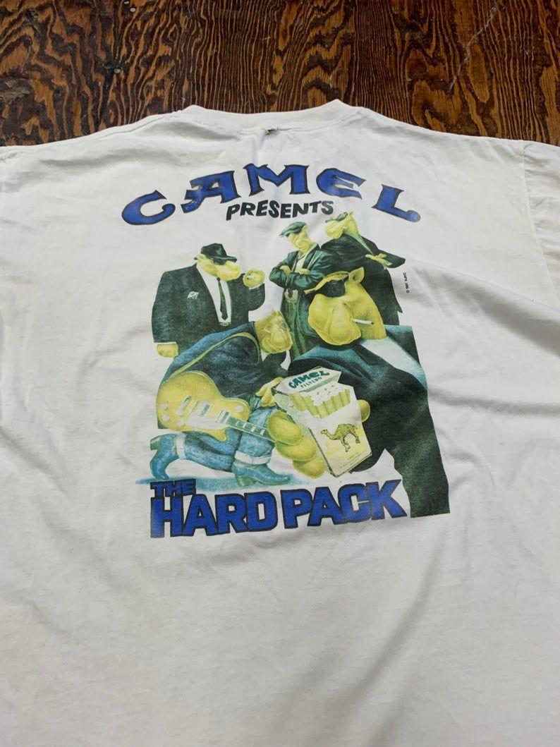 Vintage 90S Camel The Hard Pack 1991 Single Stitch