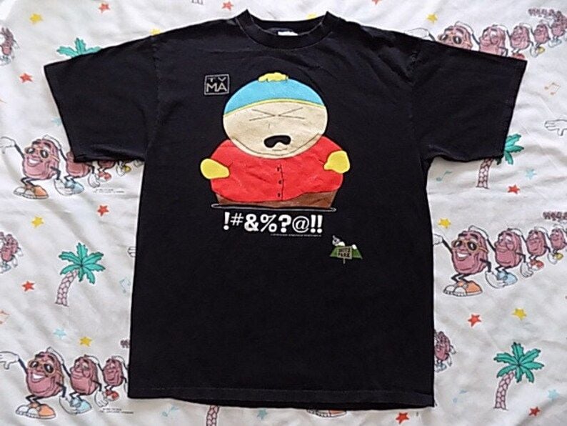 Vintage 90S Cartman South Park T Shirt Xl By Tultex 1997 Comedy Central