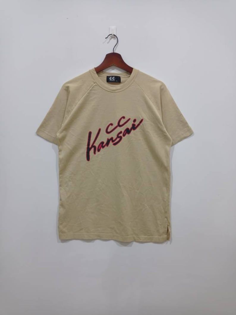 Vintage 90S Cc Kansai By Kansai Yamamoto Spell Out Tee