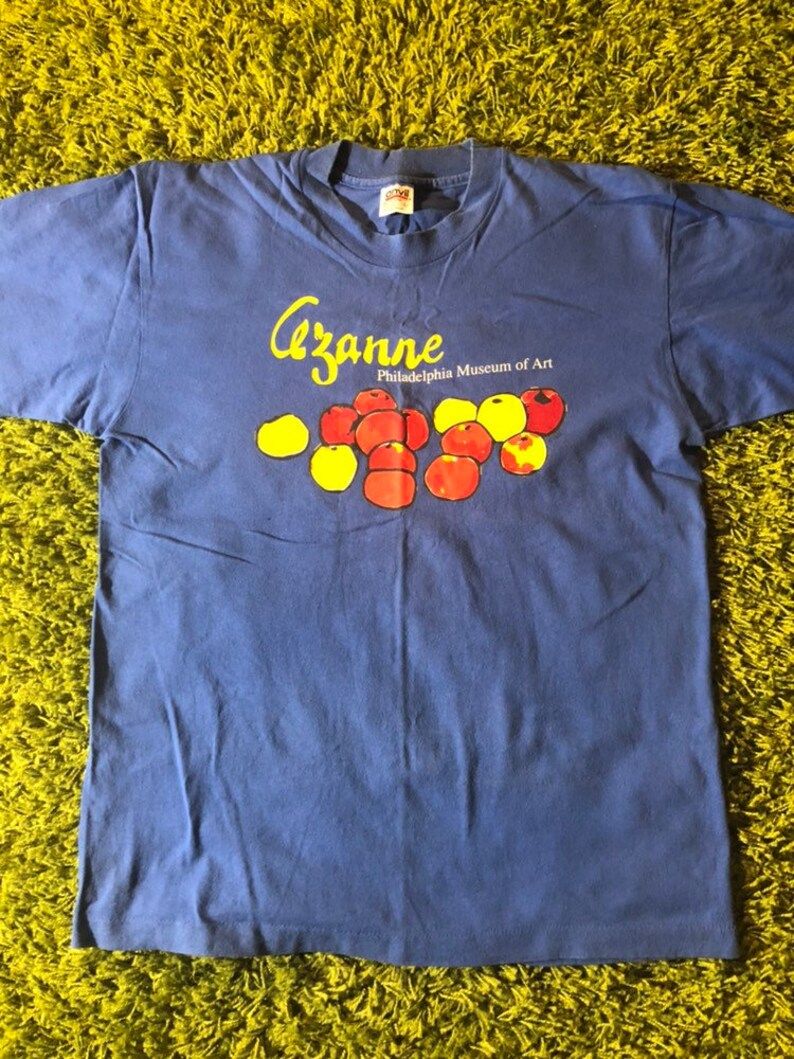 Vintage 90S Cezanne Philadelphia Art Museum Single Stitch Anvil