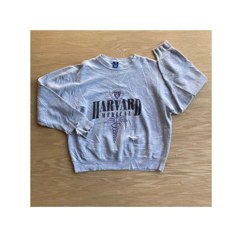 Vintage 90S Champion Harvard Medical Sweatshirt