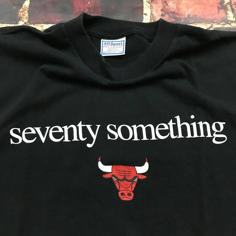 Vintage 90S Chicago Bulls Shirt Mens Arge 90S Michael Jordan Shirt Seventy Something Vintage 90S Basketball Shirt Black Red