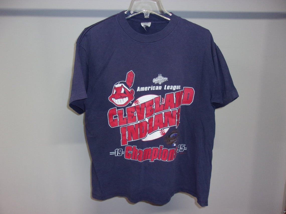Vintage 90s Cleveland Indians 1995 American Leguage shirt