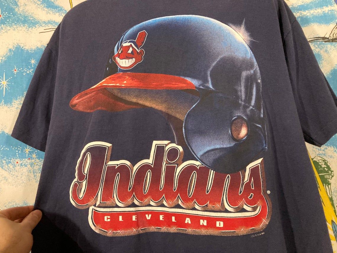 Vintage 90s Cleveland Indians Shirt soft shirt