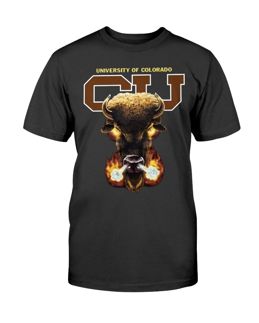 Vintage 90S Colorado University Cu Buffaloes Screen Stars T Shirt 210914