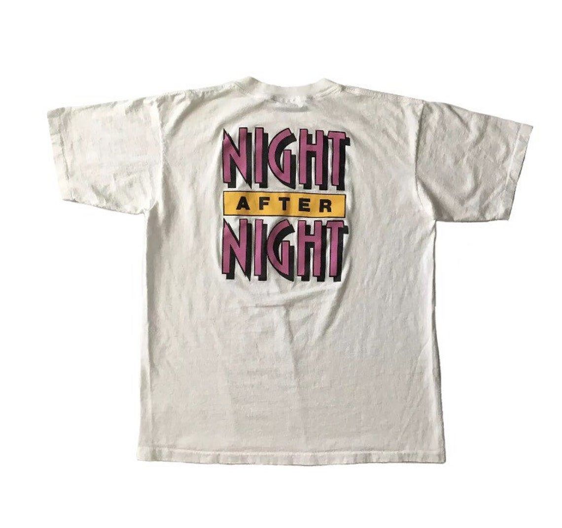 Vintage 90s Comedy Central Night After Night Talk Show shirt