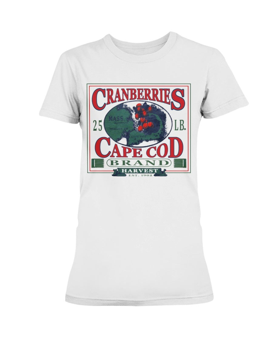 Vintage 90S Cranberries Cape Cod Ladies T Shirt 211204
