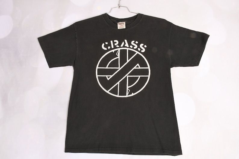 Vintage 90S Crass Fight War Not Wars