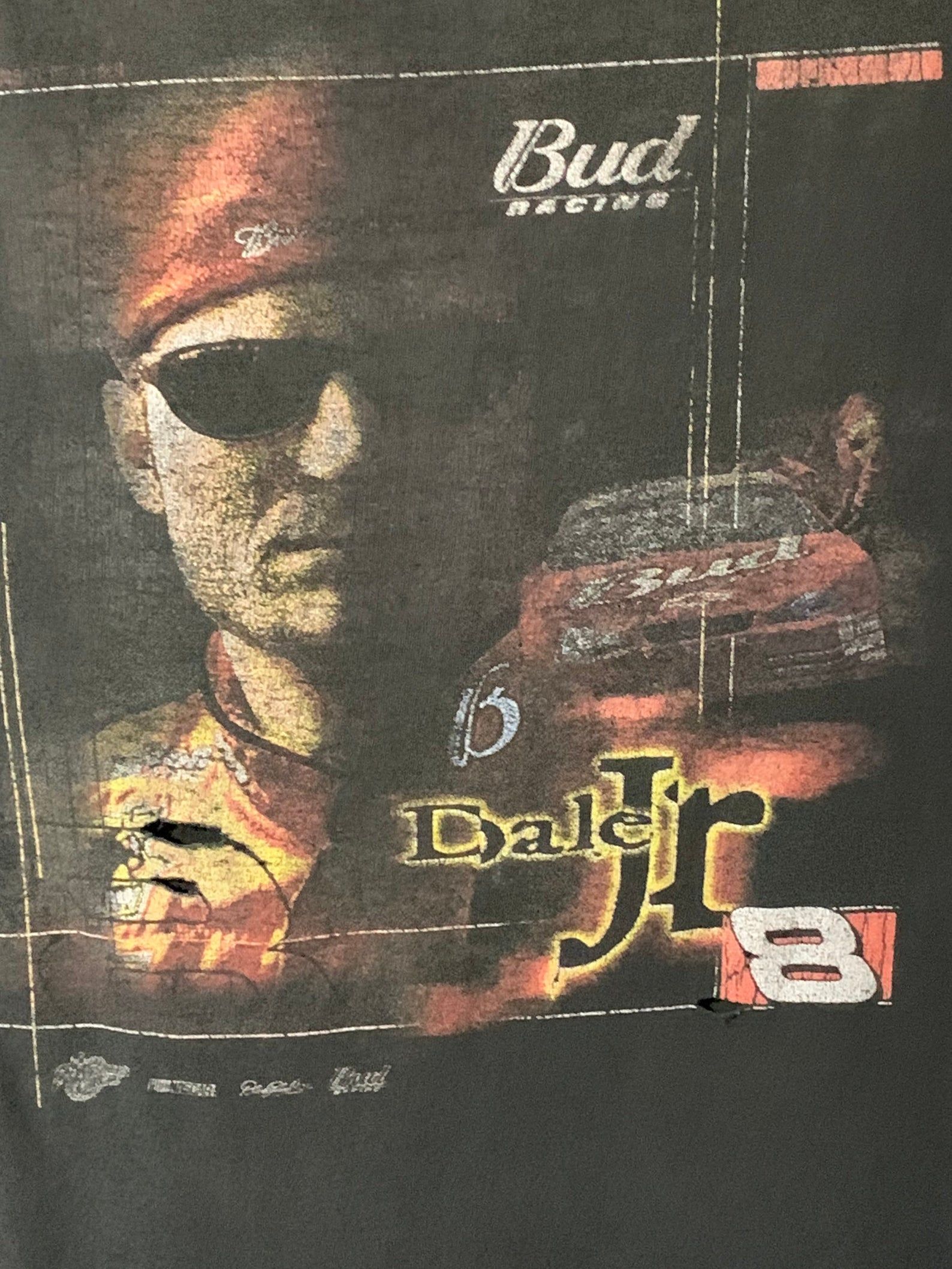 Vintage 90S Dale Earnhardt Jr Budweiser Nascar Racing Tank Top M