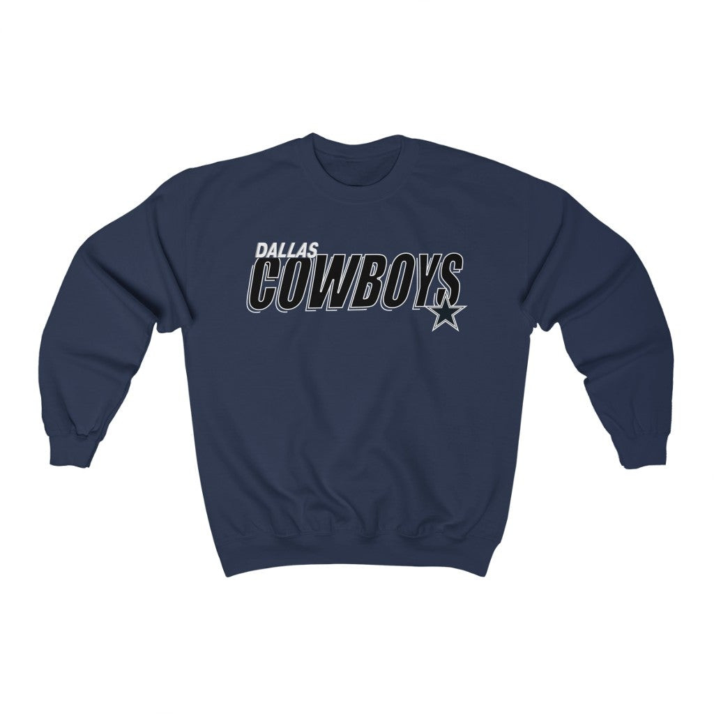 Vintage 90S Dallas Cowboys 1990S Blue Nfl Football Champion Sweatshirt 211228