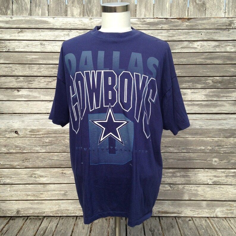 Vintage 90S Dallas Cowboys Oversized T Shirt Xxl