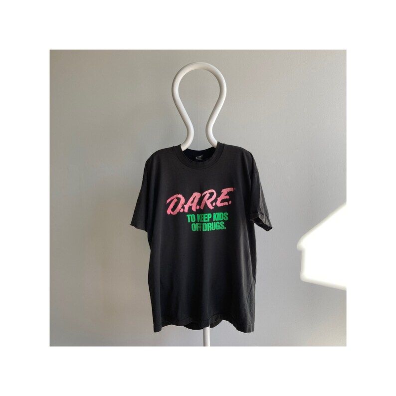 Vintage 90S Dare Official On Back T Shirt Boxy Oversized Fotl Best