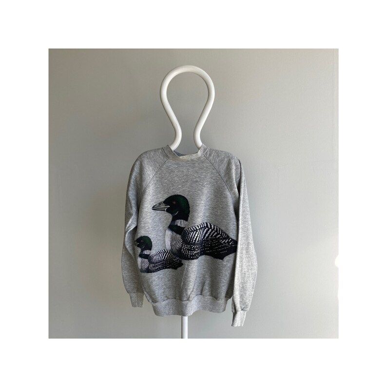 Vintage 90S Decoy Duck Diy Sweatshirt