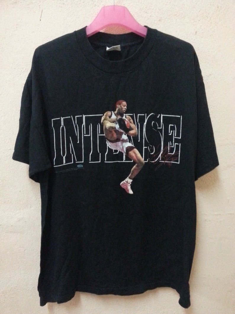 Vintage 90S Dennis Rodman Basketball Tshirt Film Star Wrestling Xlarge Ade In Usa