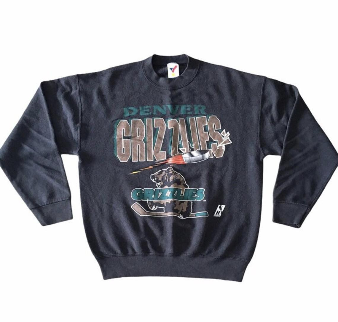 Vintage 90s Denver Grizzlies NHL Hockey Shirt