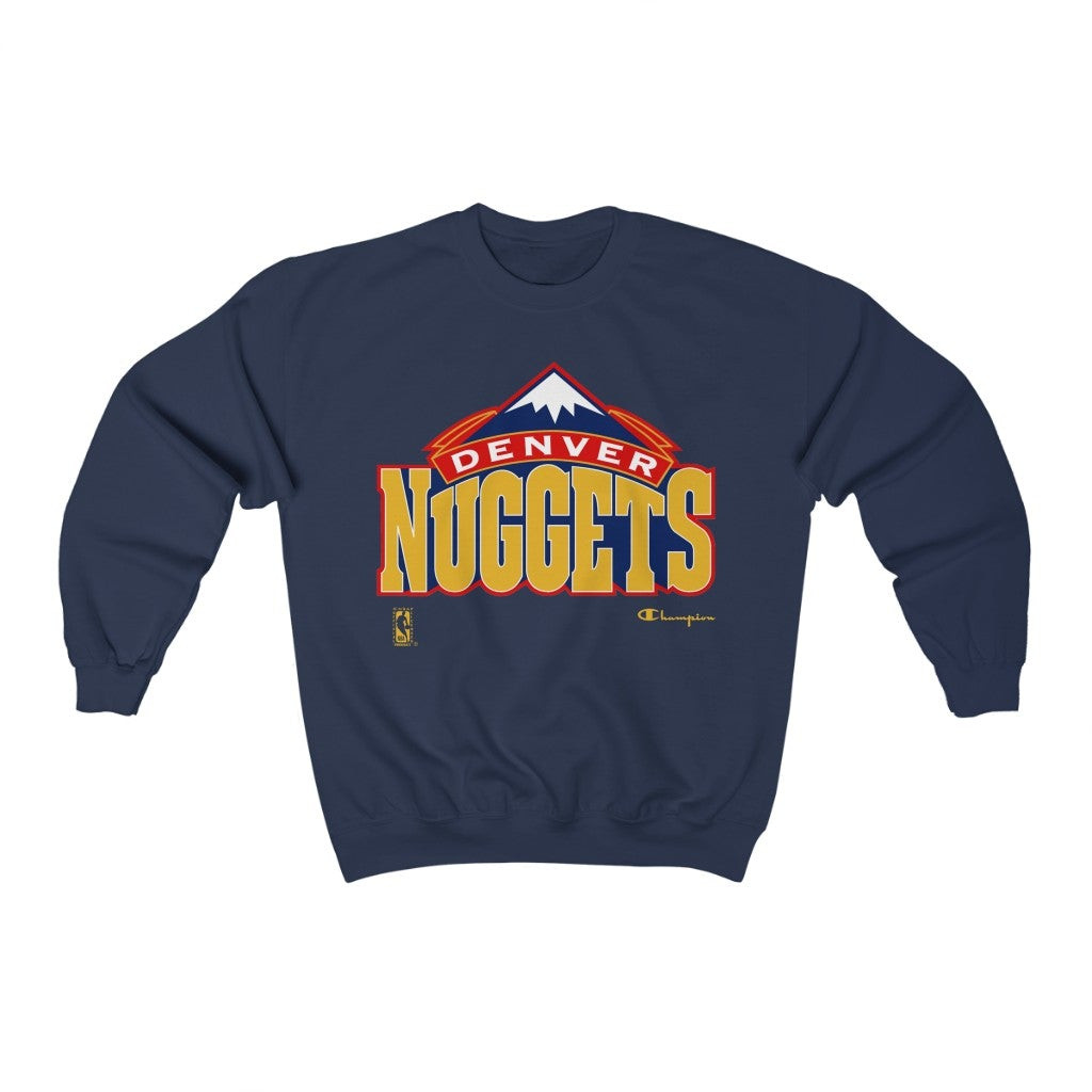 Vintage 90S Denver Nuggets Nba Sweatshirt 211206
