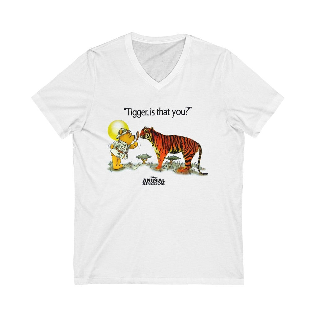 Vintage 90S Disney Winnie The Pooh Tigger V Neck Tee 211110