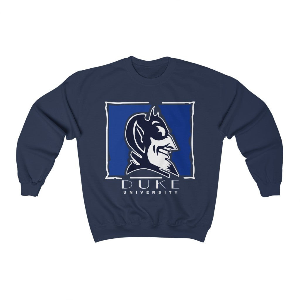 Vintage 90S Duke University College Sweatshirt 211205