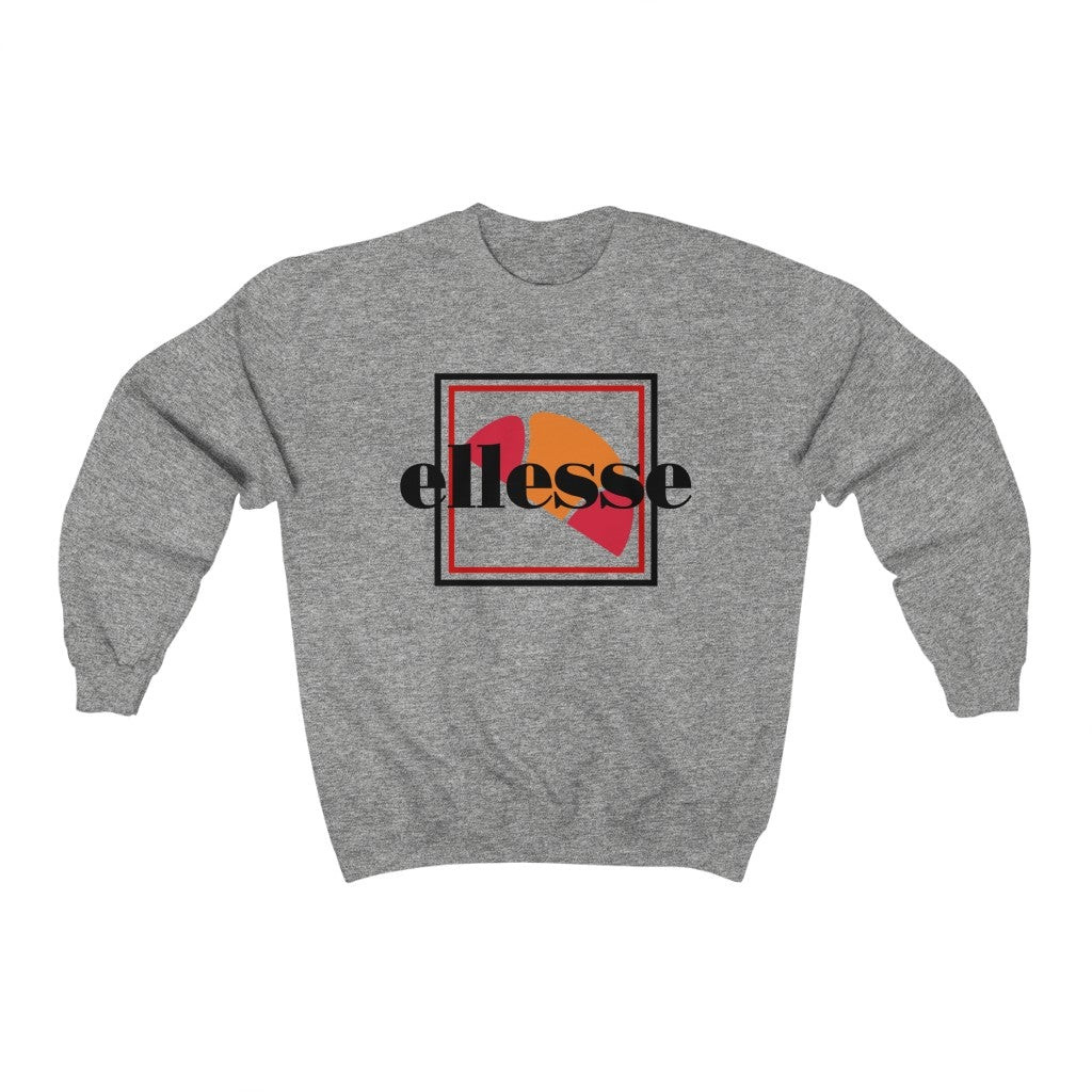Vintage 90S Ellesse Spellout Big Logo Sweatshirt 211208