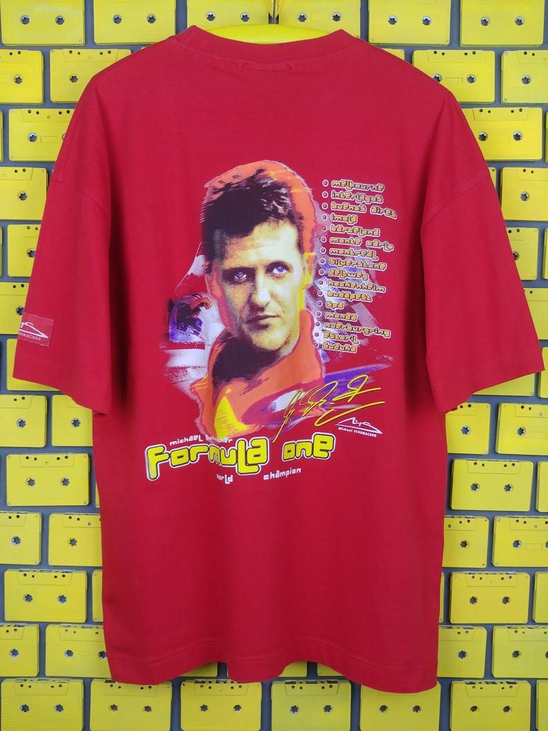 Vintage 90s F1 Michael Schumacher Shirt