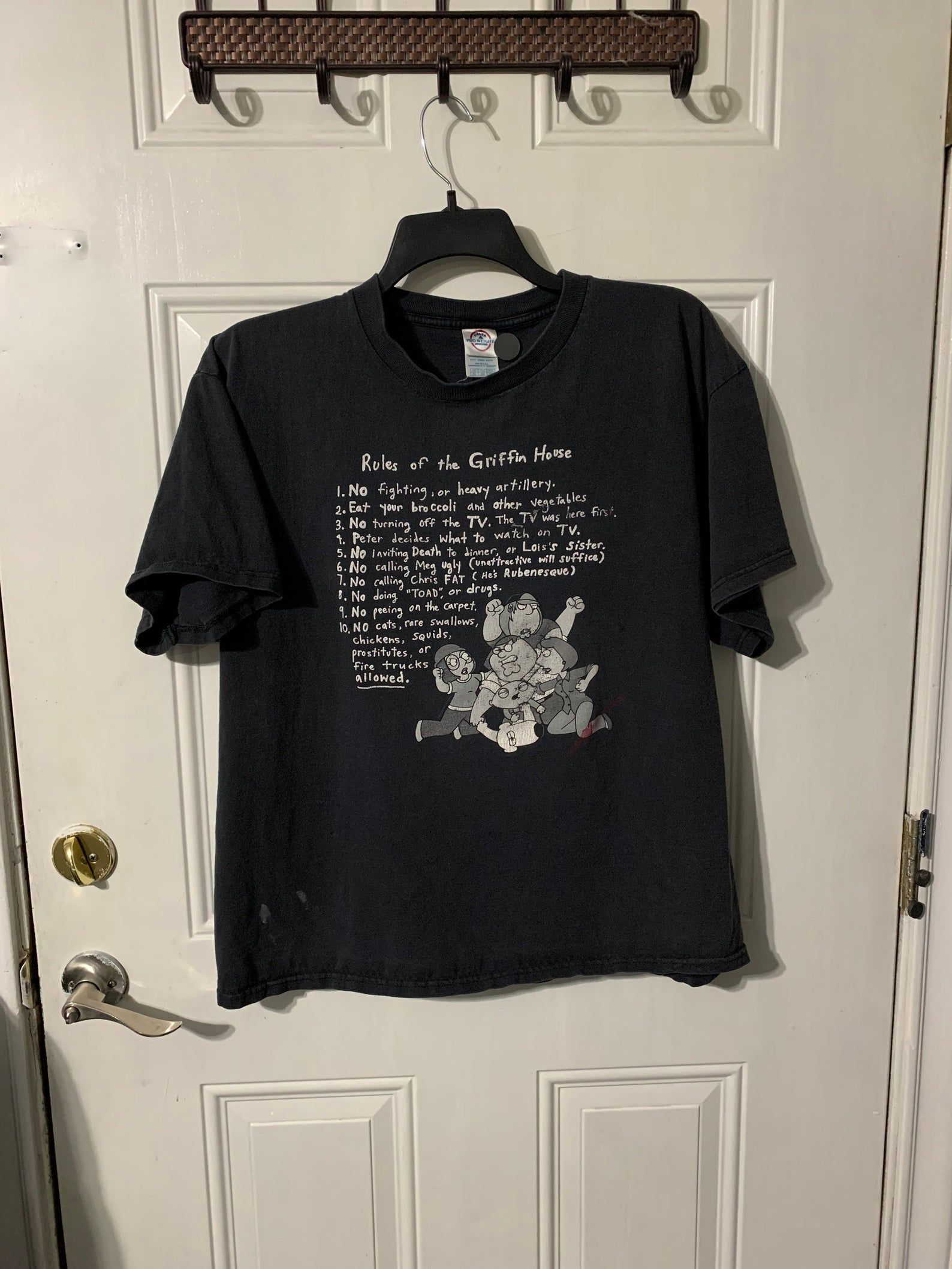 Vintage 90S Family Guy Rules Of The Griffin House