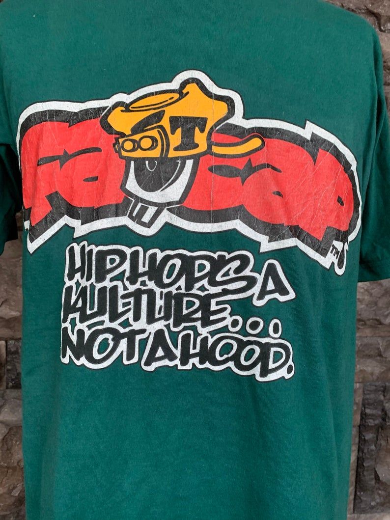Vintage 90s Fatcap Hip Hops A Kulture Shirt
