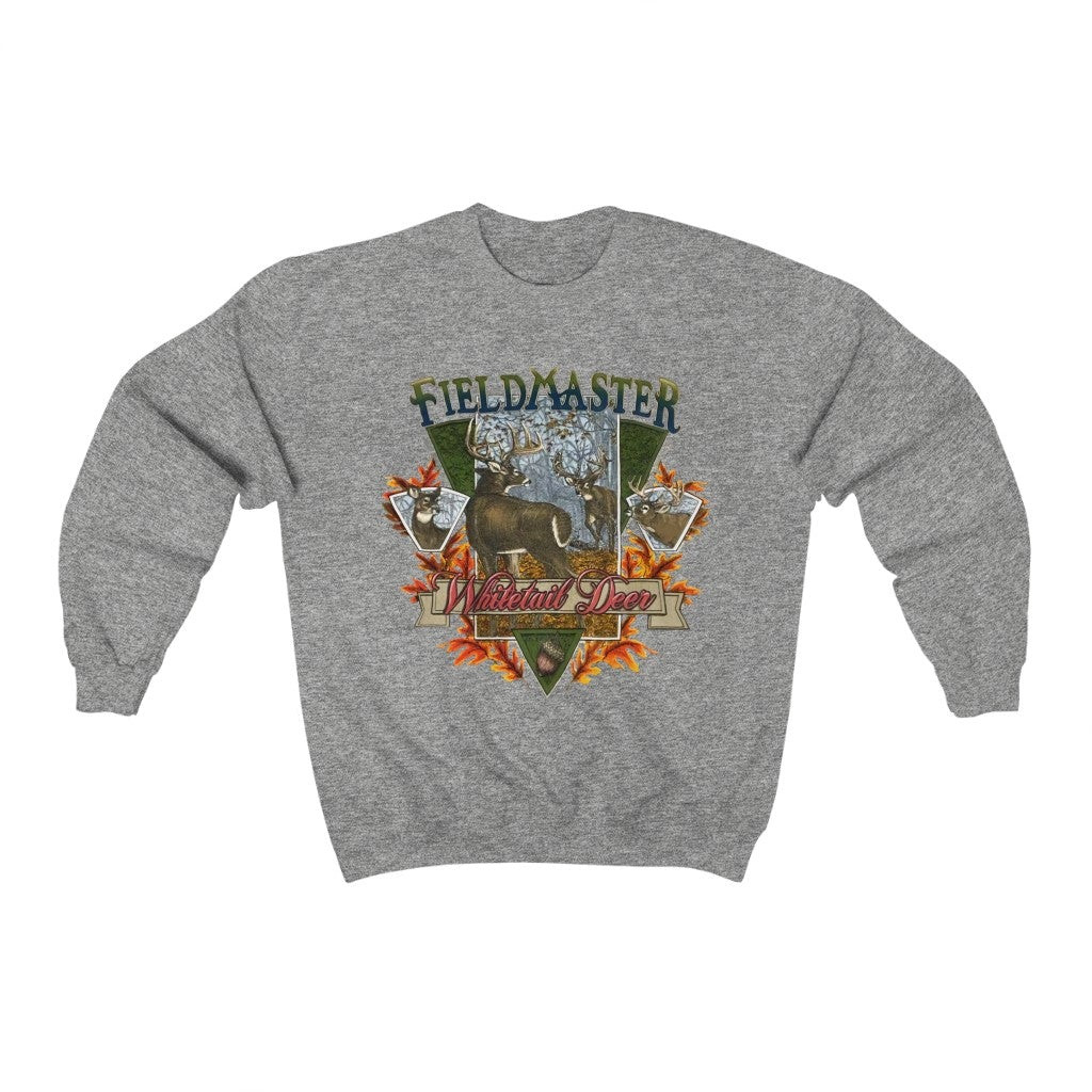 Vintage 90S Field Master White Tail Deer Sweatshirt 211221