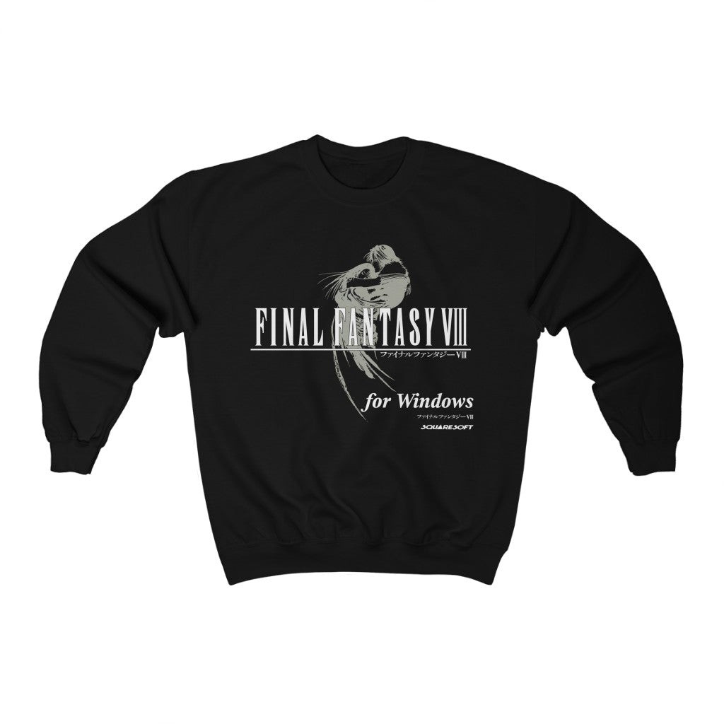 Vintage 90S Final Fantasy Viii Roleplaying Vedio Game Playstation Console 1999 Sweatshirt 211218